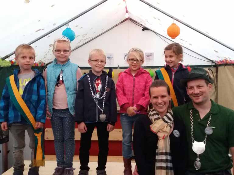 Kindervogelschießen 2017 beim Gemeindefest