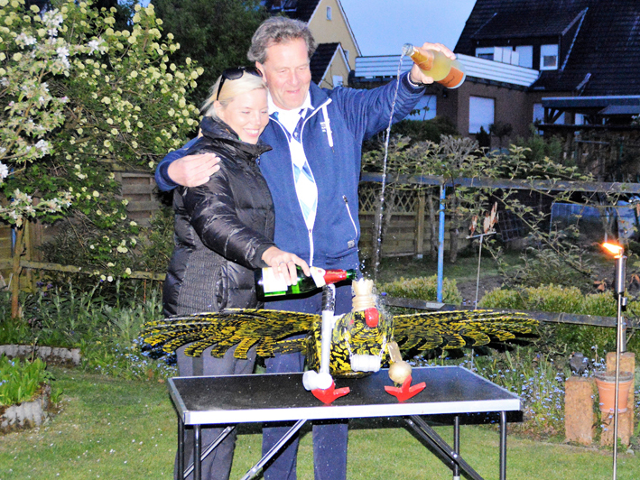 Hans- Wilhelm der schwarz- gelbe Golfer vom Hof Kemper