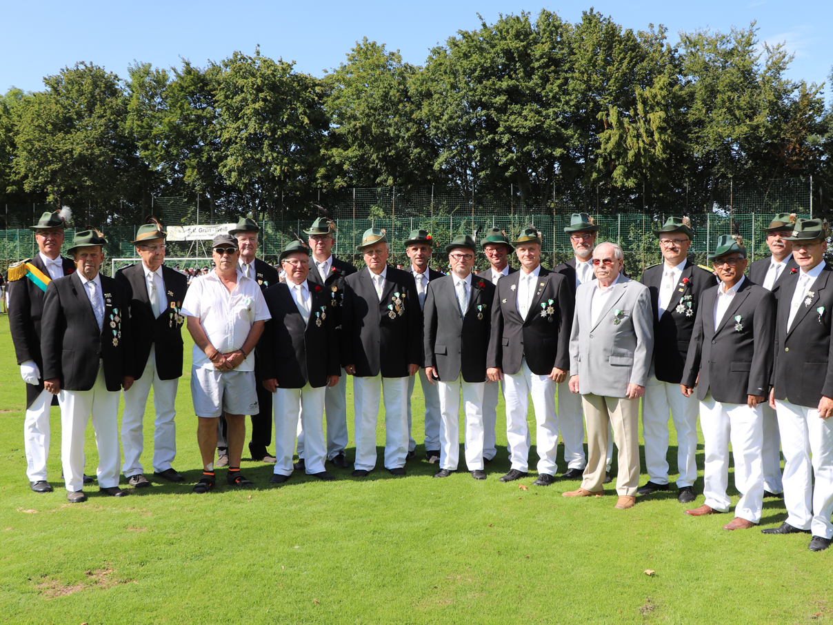 Vereinsjubilare zum Schützenfest 2019