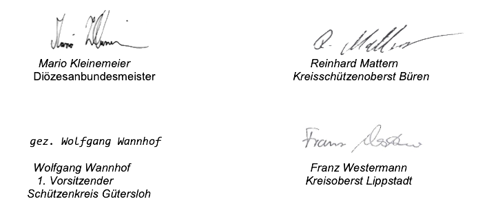 fluthilfe unterschriften