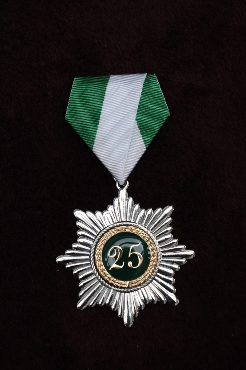 25jährige Mitgliedschaft